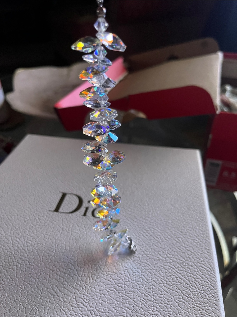 New Premium Crystal Bracelet with Iridescent Sparkle